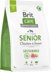 Brit Care Dog Sustainable csirkével és rovarokkal Senior 3 kg