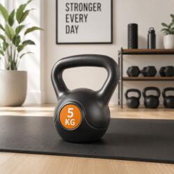 FD Kettlebell fitness 5 kg cu mâner antiderapant (8594214031124)