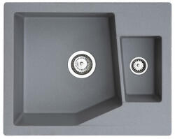 Linea M 1.5D Metalac 372995 Gránit Mosogatótálca - Extra mély, Egymedencés, Grafit (372995)