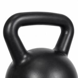 FD Kettlebell fitness 2 kg, mâner ergonomic, plastic/ciment (8594214031094)