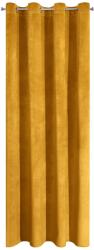 Eurofirany Ria bársony sötétítő függöny Mustársárga 140x250 cm (STYLE_HS339478)