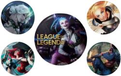 Pyramid League of Legends: Champions - kitűző szett, 5 db