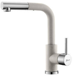 Metalac - Xgranit LUX S Metalac T03814 Mosogató Csaptelep - Kihúzható, Bézs (T03814) - muszakishop