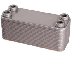 FIXTREND ZB190-30 30 lemezes forrasztott hőcserélő, L=190mm, 4x3/4 (17B1903009)