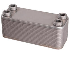 FIXTREND ZB190-40 forrasztott lemezes hőcserélő, 40 lemezes, L=190mm, 4x3/4 (17B1904009)