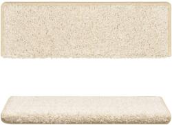 vidaXL lépcsőszőnyeg készlet, 10 db, fehér, 65x25 cm (149827VidaXL)