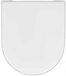 Hamberger WC-ülőke, lágyan záródó rendszerrel, Duravit, Starck 3, duroplaszt anyag, aszimmetrikus rögzítés, lágyan záródó mechanizmus, gyors összeszerelés/szétszerelés funkció, 43 x 37 x 27 cm, fehér