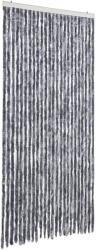 vidaXL rovarfüggöny, ezüst, 100x200 cm, zsenília, 2, 15 kg (377379)