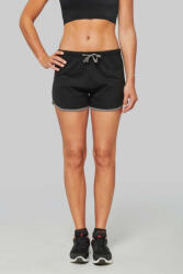 Proact Női Proact PA1021 Ladies' Sports Shorts -L, Grey Heather/Fluorescent Pink