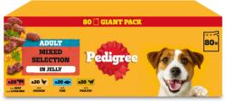 PEDIGREE tasakos eledel, vegyes válogatás zselében felnőtt kutyáknak 80 × 100 g