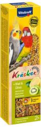 Vitakraft Kracker közepes papagájnak, kivi +citrus, 2 darab