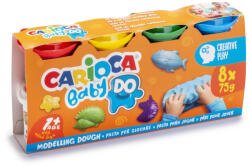 CARIOCA Plastilina Baby Dough Carioca 8 x 75 g/cutie (SKR223)