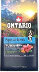 ONTARIO Puppy & Junior All Breeds Monoprotein Tuna & Sweet Potatoes 6, 5 kg
