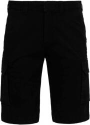 Kariban Férfi rövid nadrág Kariban KA754 Men'S Multipocket Bermuda Shorts -54, Black