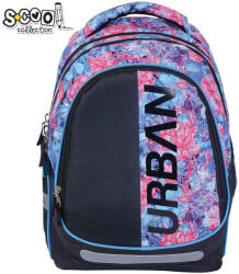 S-Cool Ghiozdan anatomic light S-COOL, URBAN, 41 x 28 x 17 cm, FLOWERS (SC3359)