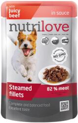 nutrilove Nutril párolt marhahús szószban, 85 g
