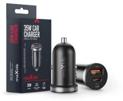 Maxlife MXCC-05 Autós töltő USB-C 35W fekete (ML915375)