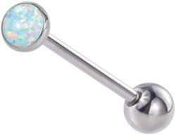 Pinin Nyelv piercing, kék-sárga