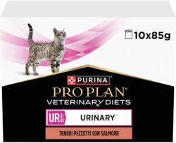 PRO PLAN állatorvosi diéta, UR Urinary alutasakok macskáknak, lazacos, 10 x 85 g