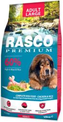 Rasco Granule Premium Adult Large, csirke rizzsel, 15 kg