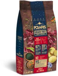 POLARIS Polaris gabonamentes kutyatáp friss hússal, Adult, marhahússal és pulykával 12 kg