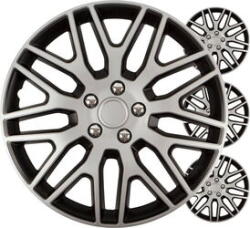 Versaco Capace roti auto 4 buc. Set Dakar negru argintiu 17'' cutie colorata (ami-3260)