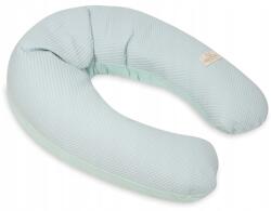 BabyMatex Perna pentru gravide și alăptare Baby Matex - Relax Prestige Muslin, albastru deschis, 190 cm (5902675073134)