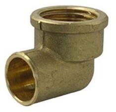  Forrasztható réz belső menetes könyök 18mm -1/2" BM, forrvég BM könyök