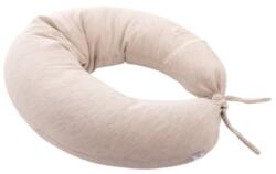 BabyMatex Perna pentru gravide și alăptare Baby Matex - Relax Linen, bej, 190 cm (5902675071642)
