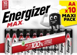 Energizer Max ceruza elem (AA) 10db LR6MAX-DMP10 (LR6MAX-DMP10)