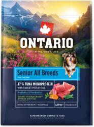 ONTARIO Senior All Breeds Monoprotein Tuna & Sweet Potatoes 2, 25 kg