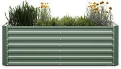 Blumfeldt High Grow Straight, ghiveci înalt, 180 x 60 x 90 cm, din tablă ondulată, ușor de asamblat, rezistent la rugină și îngheț (GDMB4-Bl-HGS-1860-DM) (GDMB4-Bl-HGS-1860-DM)
