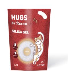 Akinu HUGS BY AKINU Szilikagél Sandy finom fehér alom, 7, 2 l