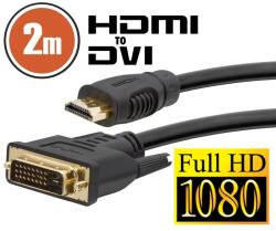 Delight DVI-D към HDMI кабел 2 м (20380) d20380 (d20380)