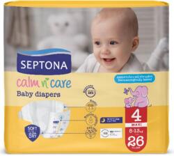 Septona Scutece pentru bebeluși Septona - Calm n’ Care, Maxi Nr. 4, 8-13 kg, 26 bucăți (5201410886047)