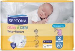 Septona Scutece pentru bebeluși Septona Calm n' Care - Mini, mărimea 2, 3-6 kg, 30 bucăți (5201410886023)