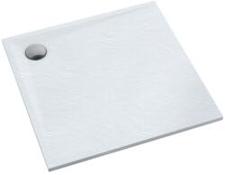 Schedline Libra White Stone cădiță 80x80 cm alb 3SP. L1K-8080/B/ST (3SPL1K8080BST)