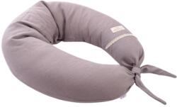 BabyMatex Perna pentru gravide și alăptare Baby Matex - Relax Linen, gri închis, 190 cm (5902675071635)