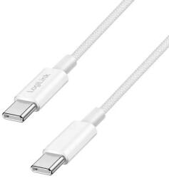 LogiLink Cablu de date Logilink CU0341, USB-C male - USB-C male, 1 m, White (CU0341)