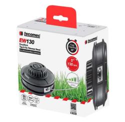 Tecomec Cap motocoasă TECOMEC® EW130 Easy Work Tap & Go, Ø130 mm, M10x1 și M12x1, 5, fir 2, 4-4, 0 mm, pentru Motocoase si Trimmere (50739004)