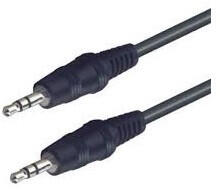 Somogyi Elektronic A 51X audió kábel, 3, 5 mm sztereó dugó-3, 5 mm sztereó dugó, 1, 5 m (A 51X)