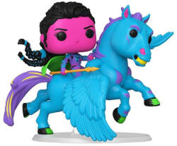 Funko Pop Rides Deluxe Marvel Avengers End Game Valkyriess Flight Blacklight Figurina