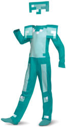Disguise Minecraft Costume Diamond Armor (128 Cm) Figurina