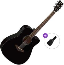Yamaha FGX800C Basic SET Black Електро-акустична китара Дреднаут