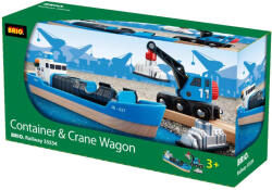 BRIO Set Brio Freight Ship and Crane (33534)