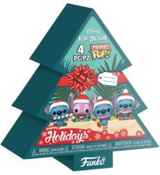Funko Pop! Keychain Stitch Holiday Tree Box 4pcs (86092) Figurina