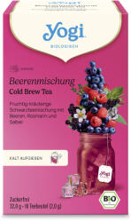 YOGI TEA Bio Yogi Jeges Tea Erdei Gyümölcsös Filteres 16db