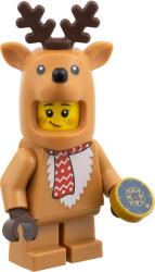 LEGO® Minifigurină LEGO Fetiţă îmbrăcată în costum de ren (60475-10)