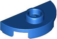 LEGO® Placă modificată rotundă 1 x 2 - jumătate cu 1 stud (6533009)