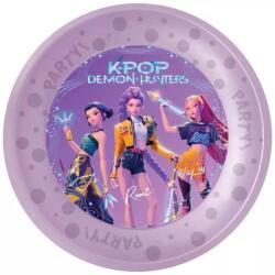 Procos Vânători de Demoni K-Pop: farfurii reutilizabile - 21 cm, set de 4 bucăți (98649)